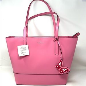 kate spade Bags Kate Spade Large Tote Adley Pink Leather Women Poshmark